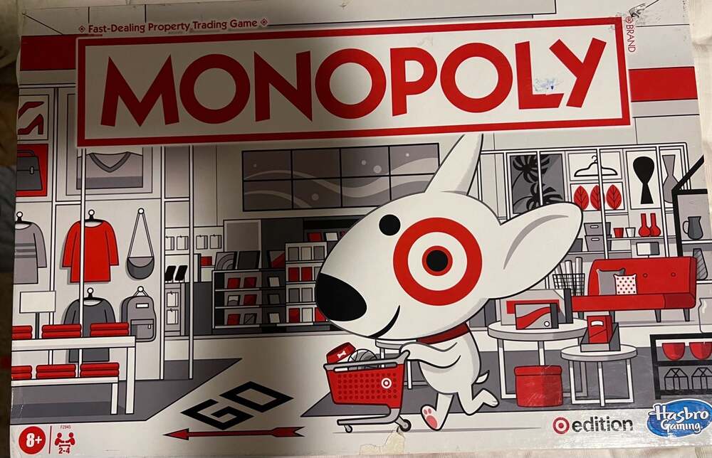 Monopoly Target Edition Board Game F2945